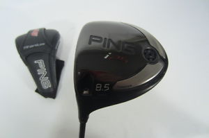 (LH) NICE! PING i25 8.5* DRIVER W/ $300 AFTERMARKET 'ahina 80 X-FLEX & HEADCOVER