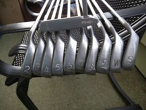 11-Vintage Ping Eye 2 Irons 2 to SW,  w/ZZ Lite Shafts, and PING Anser 2 Putter