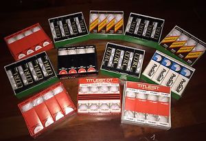 12 Boxes of Vintage Golf Balls. All Brand New In Sleeves. 144 Total Balls