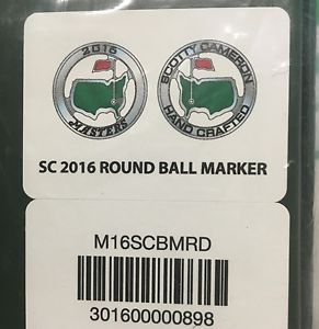 NEW! 2016 Scotty Cameron Masters Edition Round Silver Ball Mark Berckmans Place