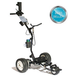 2016 CartTek Golf Grx-1250 Li Remote Electric Golf Caddy - Silver Color