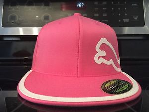 NEW Puma Cobra Golf Rickie Fowler Tour Issue Shocking Pink PGA Hat Cap