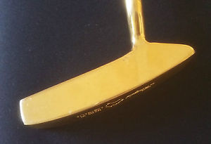 18K gold-plated putter made in Australia