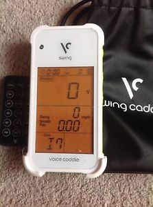 VOICE CADDIE SWING CADDIE SC100 PORTABLE GOLF LAUNCH MONITOR TRAINING AID