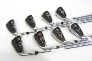 -LH- CALLAWAY X2 HOT PRO IRONS (3-PW) IRON SET w/KBS Tour 120 Stiff