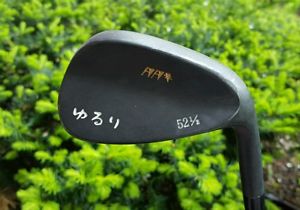 YURURI GOLF JAPAN KEIGEKIKU TATAKI FORGED 52.5* AW , Tour Issue Black Onyx Shaft