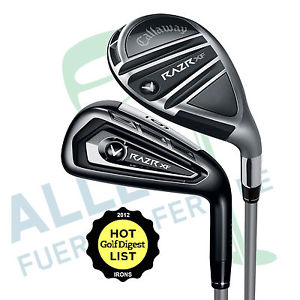 Top-Seller: Callaway RAZR XF Satz H4-PW (2 Hybriden + 5 Eisen) Graphit stiff OVP
