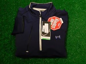 Zero Restriction Navy Windstopper Half Zip Golf Jacket Large NGLA Logo New