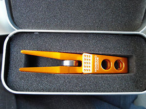 New Rare SCOTTY CAMERON HIGH ROLLER CLIP PIVOT DIVOT TOOL ELECTRIC ORANGE