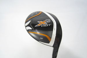 -Tour Issue- Callaway X2 Hot Pro 15* 3 WOOD Aldila Tour Blue X-Flex (TC-Stamp)