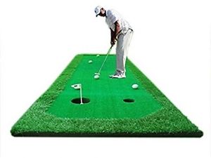 77tech Large Artificial Grass Golf Putting Green Mat Indoor/outdoor Golf Aid