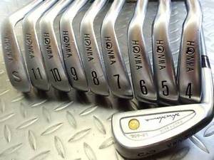 1 STAR HONMA Golf Iron Set Clubs USED LB-606 1s Lefty Left handed 3-11.S R-1