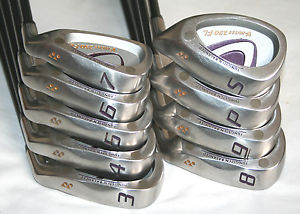 Yonex V-mass 250FL 3-SW iron set with Yonex HGS 3000 ladies light shafts LADIES