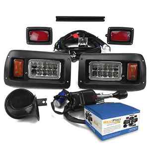 x12 DEALER PACK CLUB CAR DS DELUXE ALL LED HEADLIGHT/TAIL LIGHT 1993 & UP