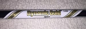 TRUE TEMPER DYNAMIC GOLD AMT TOUR ISSUE S400 4-P,G 8 SHAFTS NEW UNCUT TAPER .355