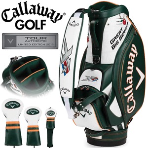 "LTD EDITION" CALLAWAY 2016 MASTERS TOUR AUTHENTIC GOLF TOUR BAG + HEADCOVERS