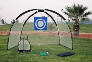 3 In 1 Golf Practice Set Mat Driving Net Chipping Net And Bag