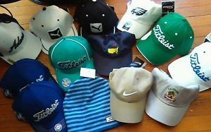 Golf Hat Lot 13 2016 Titleist Adams Puma Masters Nike Bridgestone US Open NEW