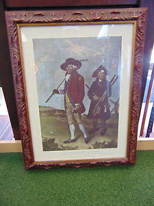 "Rare" 1790 "The Blackheath Golfer"  Golf Print 20" x 25"