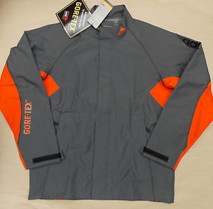 ADIDAS GORE TEX RAIN JACKET>BNWT>£190.00>MEDIUM>GENUINE>GOLF>GTX>3L>GREY ORANGE
