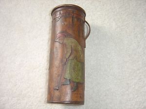 Antique old RARE Robertson Brothers Chocolate Golf Tin