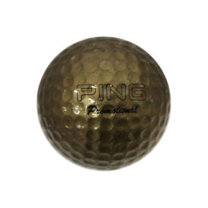 1 Gold/Plum PING Promotional Golf Ball *RARE*