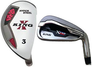XXL +1" Extra Long 3-SW King X750 Hybrid Iron Combo Graphite Golf Clubs