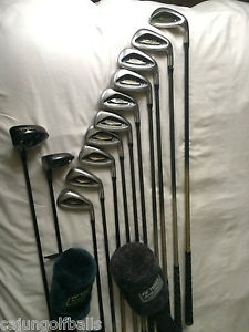 YONEX ADX TITANIUM, DRIVER, 3 WOOD, 2-PW, A WEDGE GRAPHITE SHAFTS