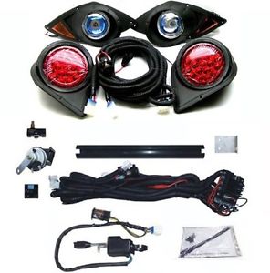 Yamaha G29 'DRIVE' Headlight & Tail light Kit Deluxe Street Package Golf Cart