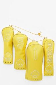 100% Genuine Brand New Kate Spade On Par Gold Club Cover in Yellow!