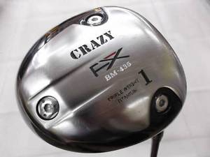 [USED] CRAZY GOLF JAPAN CRZ-435 FX BM-435 DRIVER LONGEST YARD LY-01 1W 10 deg R