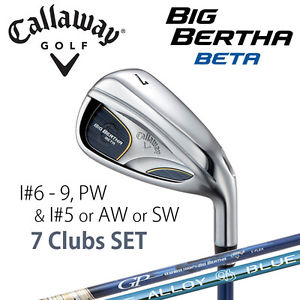 [NEW] CALLAWAY GOLF JAPAN BIG BERTHA BETA IRON SET #6-P & choose2 (7 clubs) 2016