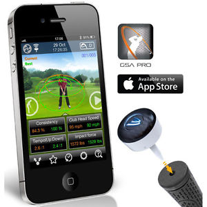 3BaysGSA PRO (for iOS) - World's Lightest Golf Swing Analyzer, New