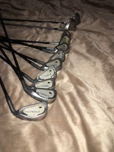 (11) STEALTH MITSUSHIBA 17-4 PH FULL IRON SET 3 WOOD 5 WOOD GOLF CLUBS GRAPHITE