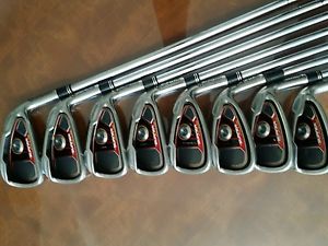 (RH) TaylorMade Burner PLUS Iron Set (4 thru AW) Stiff Flex