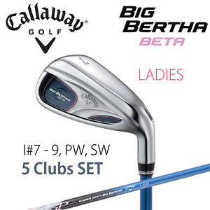[NEW] CALLAWAY GOLF JAPAN BIG BERTHA BETA Women’s IRON SET #7-P,S (5 clubs) 2016