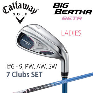 [NEW]CALLAWAY GOLF JAPAN BIG BERTHA BETA Womans IRON SET #6-P,A,S (7 clubs) 2016