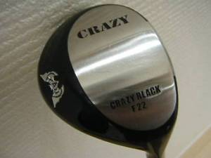 [USED] CRAZY GOLF JAPAN CRAZY BLACK F22 FAIRWAY WOOD MACH LINE 7W 21.5 deg SR2