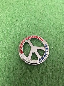 2016 Scotty Cameron Peace Sign Double Round Billet Ball Marker Coin US Open