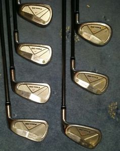YONEX V-MASS 260 Golf Iron Set 5 to SW *Very Good Condition* (S) Graphite Shafts