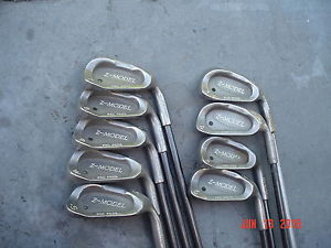 Z-Model Pro Pride Black Dot Mens RH Tour Flex Graphite Shaft Golf Club Iron Set