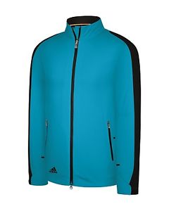 Adidasd Golf Herren Klimafest Storm Superfast Jacke in türkis/Schwarz Gr. M