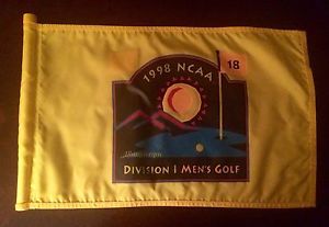 1998 NCAA Championship Used Flag US Open Masters British See Tag Authentic