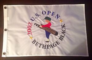 2002 U.S. Open Golf Pin Flag Bethpage Black Masters US British
