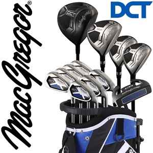 "NEW 2016" MACGREGOR DCT PREMIUM DELUXE MENS COMPLETE GOLF SET & STAND BAG