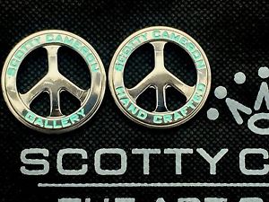 SCOTTY CAMERON 2016 Gallery Only TOUR Tiffany PEACE Ball Marker Coin 1/50 "Rare"