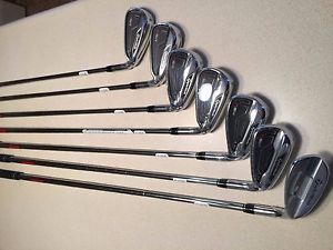 NEW Right Handed Stiff Taylormade RSi1 Irons 4-PW, SW - Reax 90 Steel Shafts