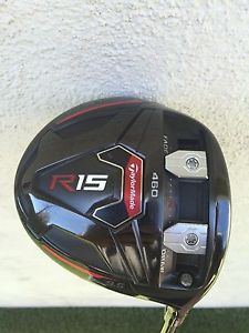 Taylormade R15 460 TP Black Driver 9.5* Fujikura Speeder 661 Tour Stiff Mens RH