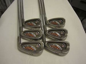 Ping i10 Iron Set i-10 - 5-PW - AWT Regular Flex Steel - Purple Dot