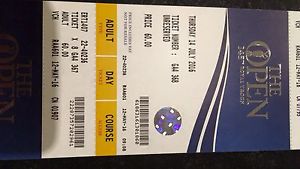 4 Open Golf 2016 Tickets All Four Days.